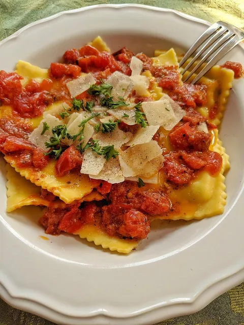 Ravioli Ricotta e Spinaci