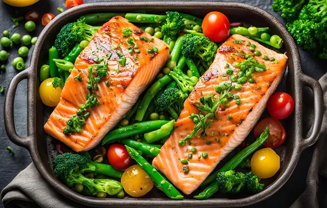 Filetti di salmone al forno