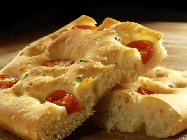 Focaccia genovese quadrata